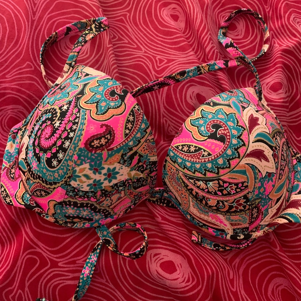 Push up bathsuit top